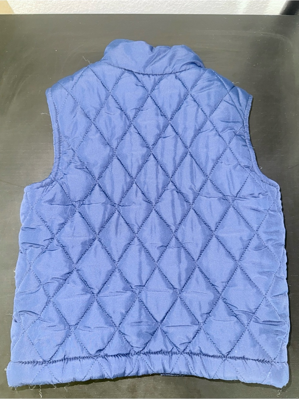 Janie and Jack Quilted Vest - Blue, Toddler Size 2T - Picture 2 of 4